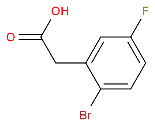 2-(2-bromo-5-fluorophenyl)acetic acid_分子结构_CAS_)