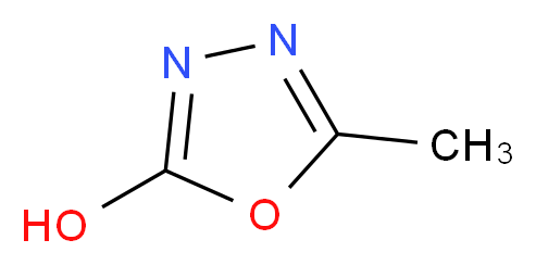 5-methyl-1,3,4-oxadiazol-2-ol_分子结构_CAS_3069-67-8