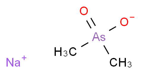 二甲砷酸钠三水合物_分子结构_CAS_6131-99-3)