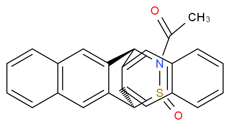 13,6-N-亚磺酰基乙酰氨基并五苯_分子结构_CAS_454675-76-4)