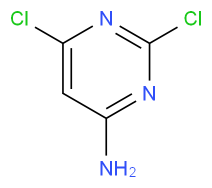 4-Amino-2,6-dichloropyrimidine_分子结构_CAS_10132-07-7)