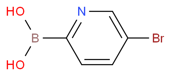 (5-bromopyridin-2-yl)boronic acid_分子结构_CAS_652148-97-5