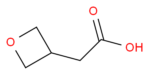 2-(oxetan-3-yl)acetic acid_分子结构_CAS_1310381-54-4