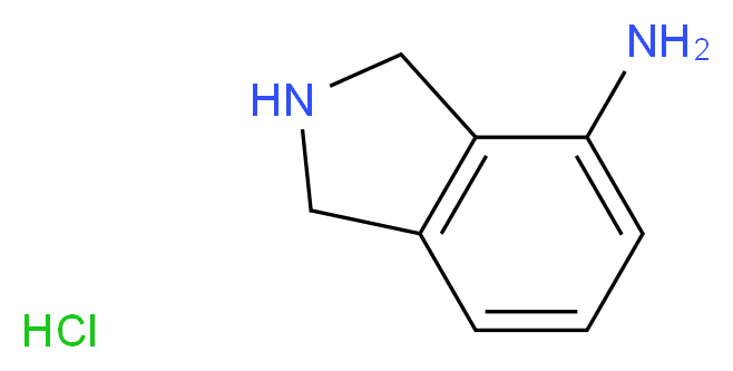 2,3-dihydro-1H-isoindol-4-amine hydrochloride_分子结构_CAS_92259-85-3