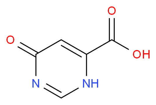 6-oxo-3,6-dihydropyrimidine-4-carboxylic acid_分子结构_CAS_6299-87-2
