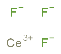 氟化铈(III), 无水, REacton&reg;_分子结构_CAS_7758-88-5)