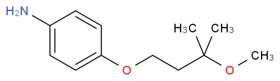4-(3-Methoxy-3-methyl-butoxy)-phenylamine_分子结构_CAS_)