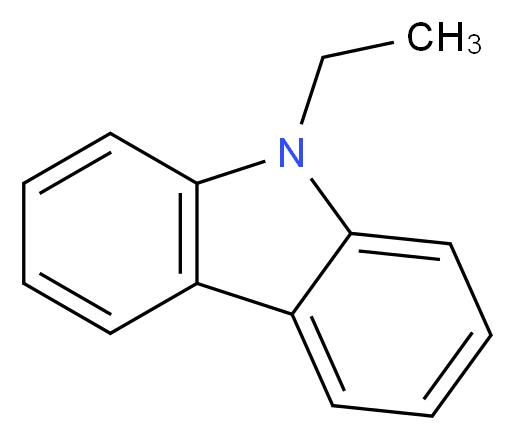 9-ethyl-9H-carbazole_分子结构_CAS_86-28-2