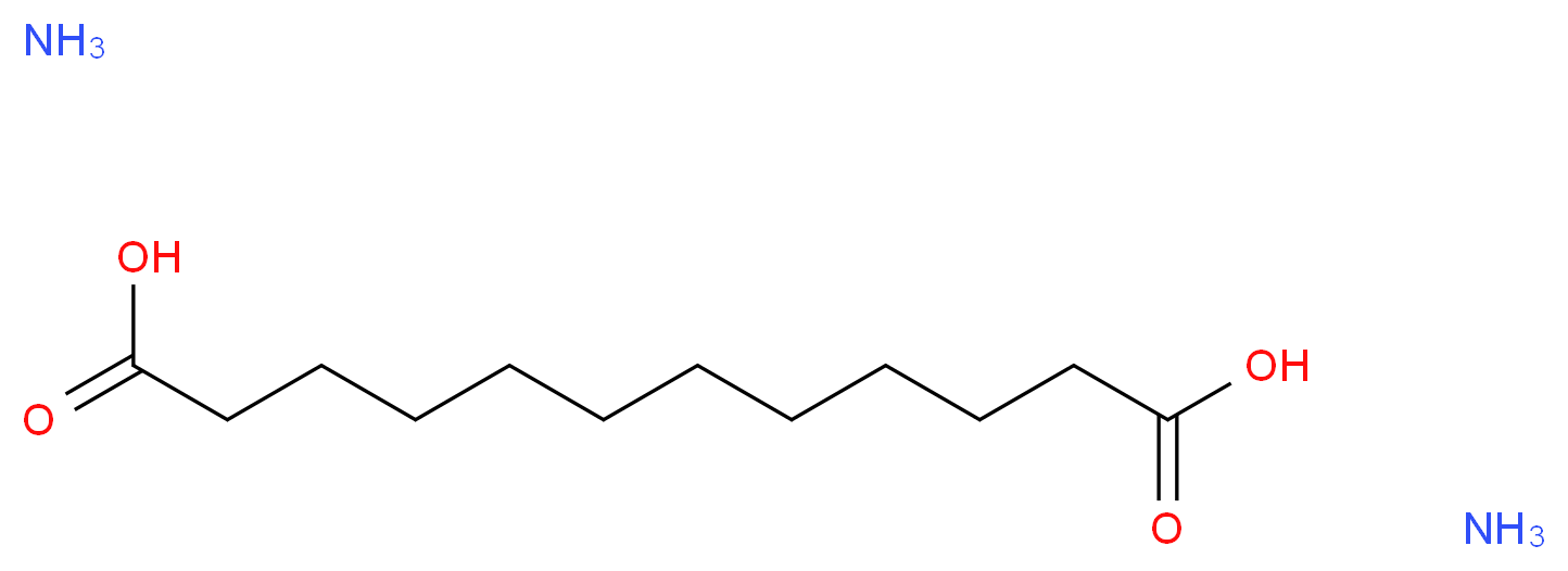 十二烷二酸二元铵_分子结构_CAS_72447-43-9)