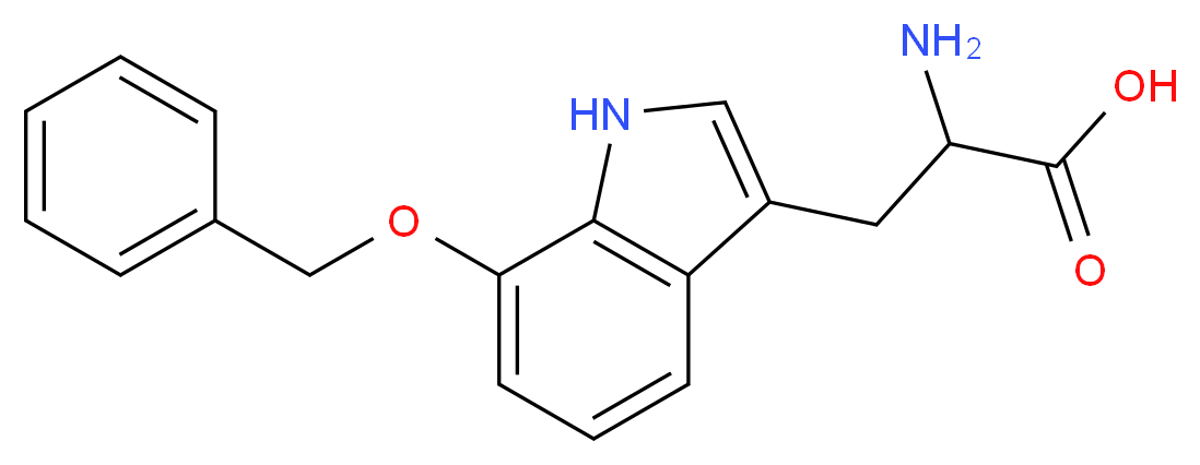 7-Benzyloxy-D,L-tryptophan_分子结构_CAS_66866-40-8)