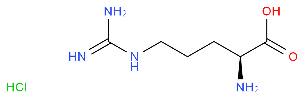 (2S)-2-amino-5-carbamimidamidopentanoic acid hydrochloride_分子结构_CAS_1119-34-2