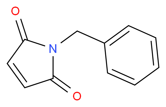 N-BENZYL MALEIMIDE_分子结构_CAS_1631-26-1)