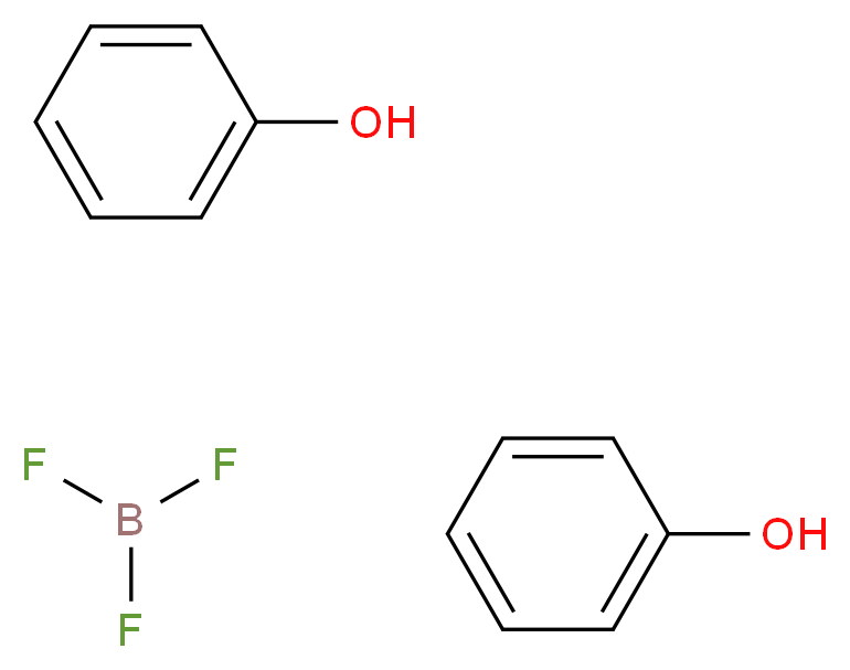 bis(phenol); trifluoroborane_分子结构_CAS_462-05-5