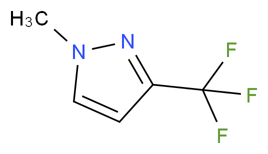 1-methyl-3-(trifluoromethyl)-1H-pyrazole_分子结构_CAS_154471-65-5