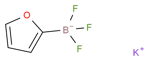 potassium trifluoro(furan-2-yl)boranuide_分子结构_CAS_166328-14-9