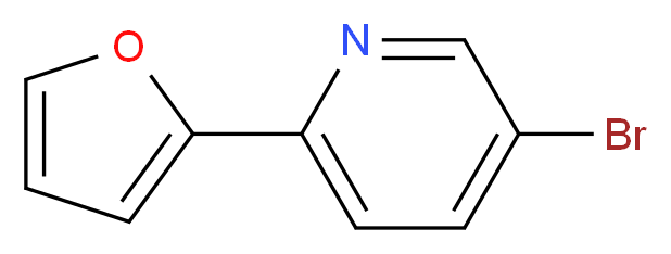 5-bromo-2-(furan-2-yl)pyridine_分子结构_CAS_942206-06-6