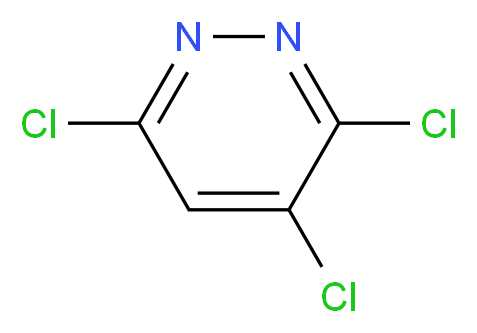3,4,6-trichloropyridazine_分子结构_CAS_6082-66-2