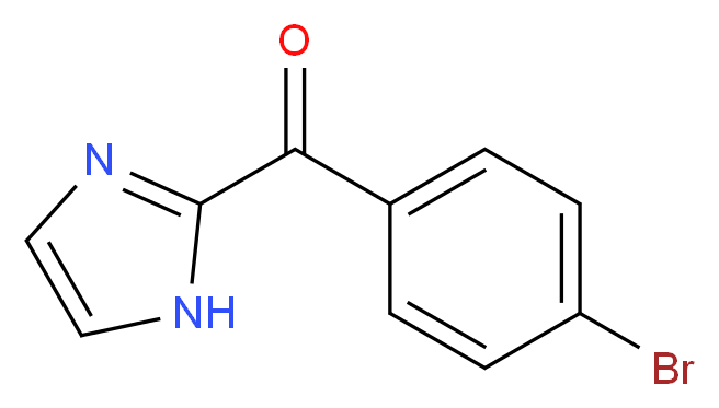 2-(4-bromobenzoyl)-1H-imidazole_分子结构_CAS_915921-68-5