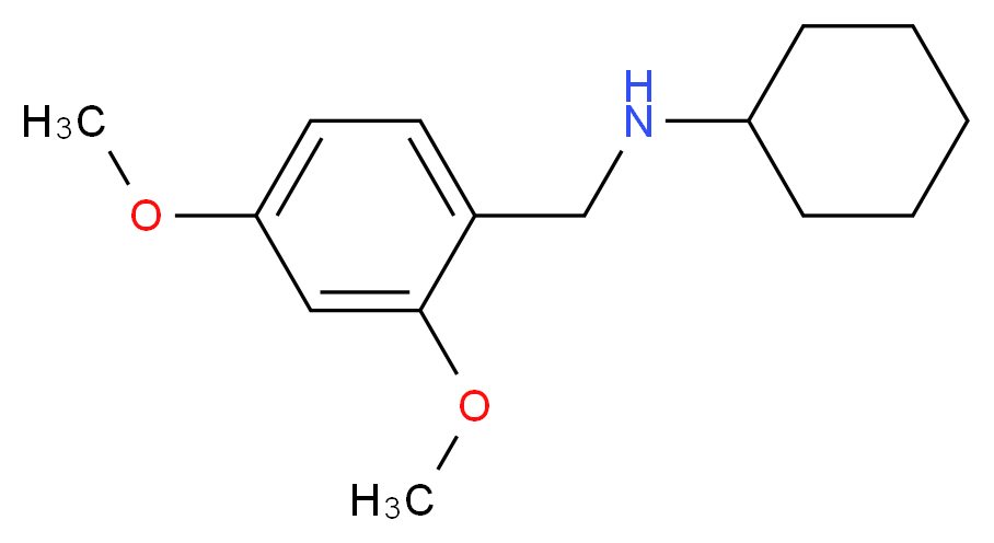 N-(2,4-dimethoxybenzyl)cyclohexanamine_分子结构_CAS_356093-86-2)