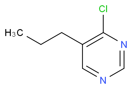 4-chloro-5-propylpyrimidine_分子结构_CAS_25199-00-2