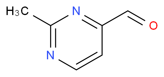 2-methylpyrimidine-4-carbaldehyde_分子结构_CAS_1004-17-7