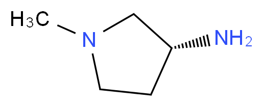 (3R)-1-Methylpyrrolidin-3-amine_分子结构_CAS_457097-75-5)