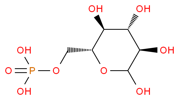 {[(2R,3S,4S,5R)-3,4,5,6-tetrahydroxyoxan-2-yl]methoxy}phosphonic acid_分子结构_CAS_56-73-5