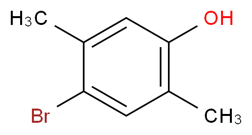 4-Bromo-2,5-dimethylphenol 98%_分子结构_CAS_85223-93-4)
