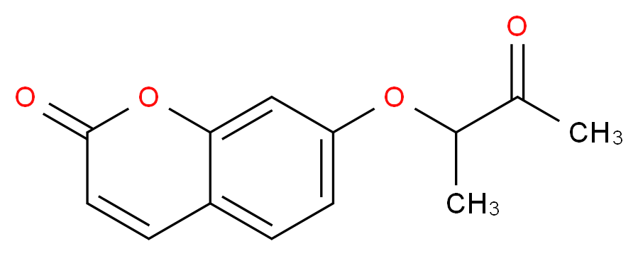 7-[(3-oxobutan-2-yl)oxy]-2H-chromen-2-one_分子结构_CAS_156006-08-5