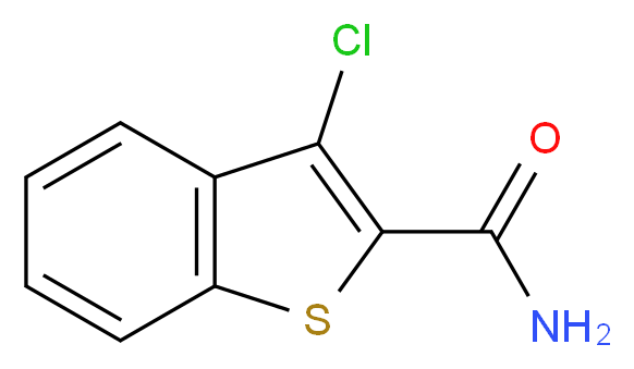 3-chlorobenzo[b]thiophene-2-carboxamide_分子结构_CAS_21211-09-6)