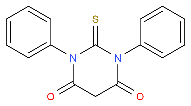 1,3-Diphenyl-2-thiobarbituric acid_分子结构_CAS_35221-12-6)