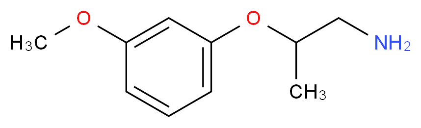 1-[(1-aminopropan-2-yl)oxy]-3-methoxybenzene_分子结构_CAS_)