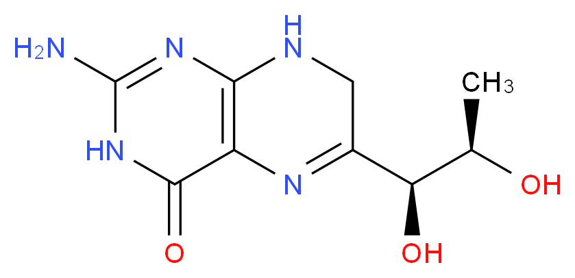 7,8-Dihydro-L-biopterin_分子结构_CAS_6779-87-9)