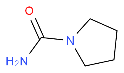 pyrrolidine-1-carboxamide_分子结构_CAS_4736-71-4