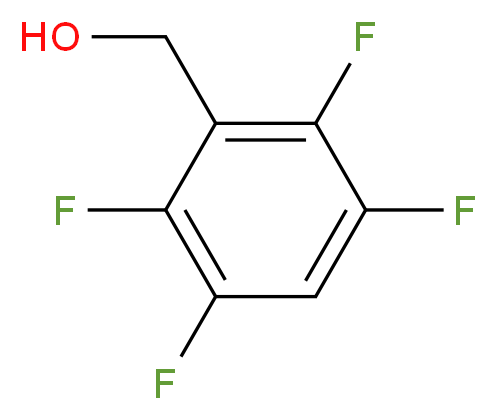 (2,3,5,6-tetrafluorophenyl)methanol_分子结构_CAS_4084-38-2