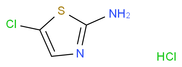 5-chloro-1,3-thiazol-2-amine hydrochloride_分子结构_CAS_55506-37-1