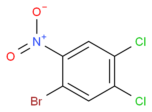 1-bromo-4,5-dichloro-2-nitrobenzene_分子结构_CAS_93361-94-5