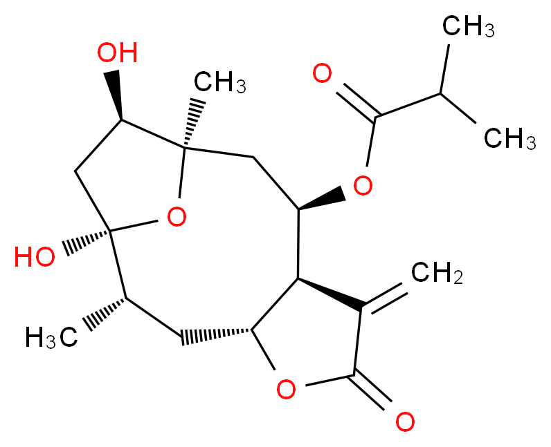 Tagitinin A_分子结构_CAS_59979-61-2)