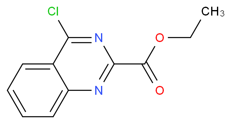 Ethyl 4-chloro-2-quinazolinecarboxylate_分子结构_CAS_34632-69-4)