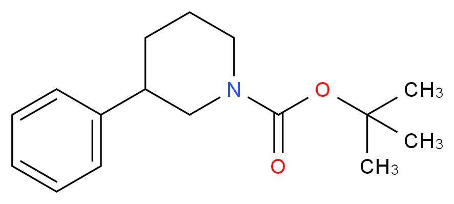 tert-butyl 3-phenylpiperidine-1-carboxylate_分子结构_CAS_1056971-32-4)