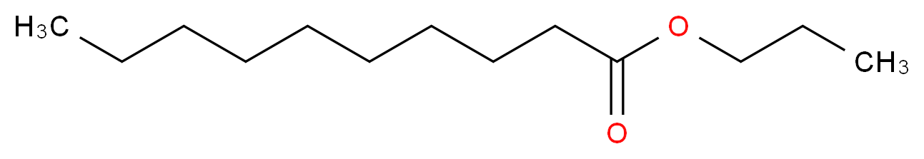 propyl decanoate_分子结构_CAS_30673-60-0