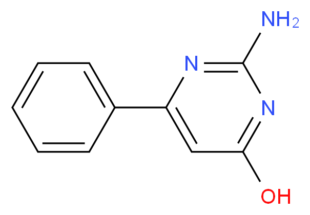 2-Amino-6-phenylpyrimidin-4-ol_分子结构_CAS_)