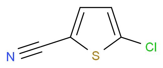 5-chlorothiophene-2-carbonitrile_分子结构_CAS_)