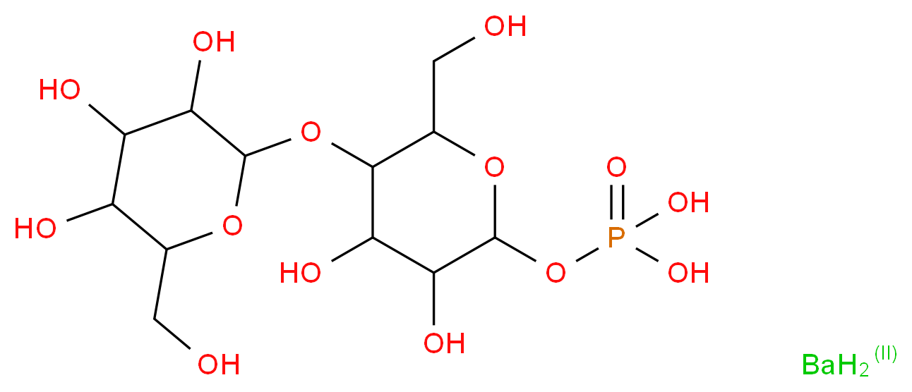 α-Lactose 1-phosphate barium salt_分子结构_CAS_103404-65-5)