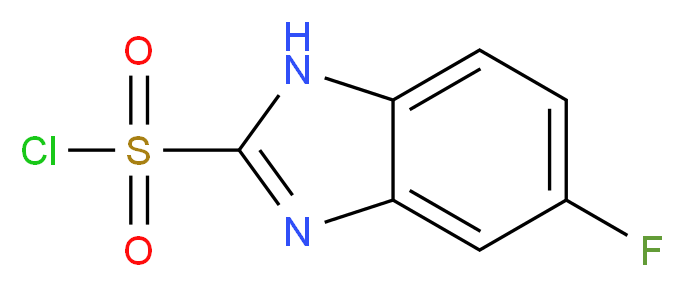 5-FLUORO-1H-BENZIMIDAZOLE-2-SULFONYL CHLORIDE_分子结构_CAS_)