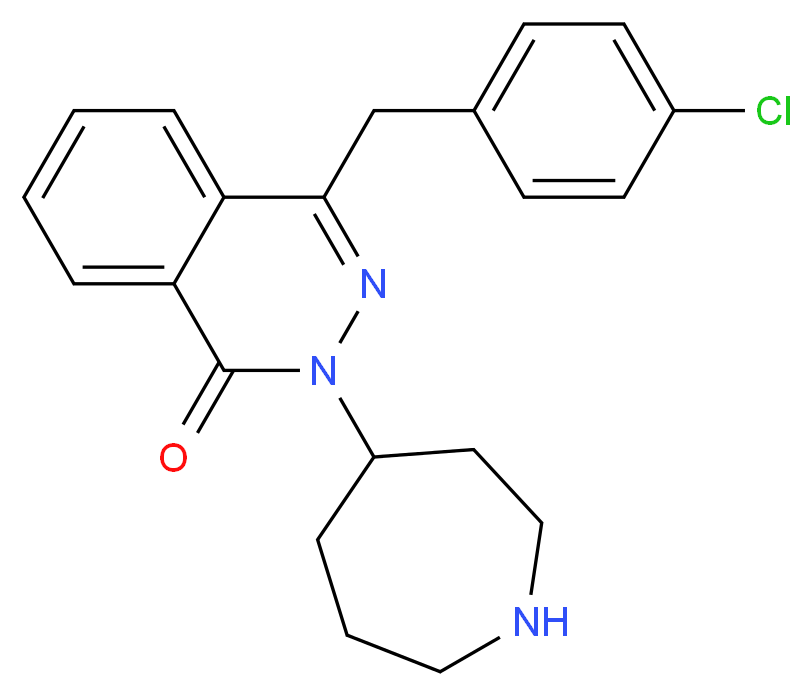 N-Desmethyl Azelastine_分子结构_CAS_47491-38-3)