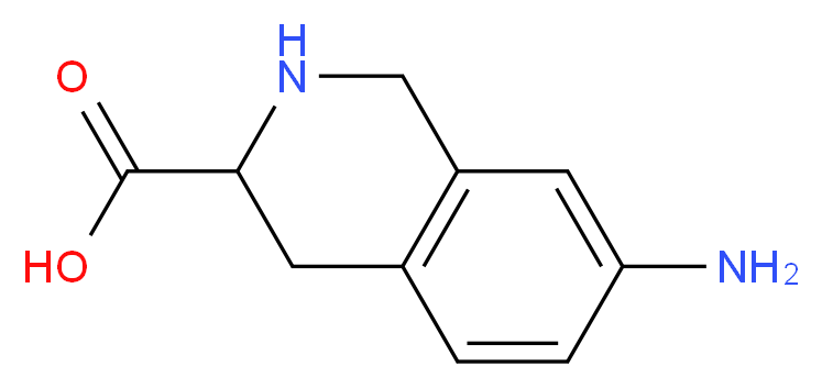 7-amino-1,2,3,4-tetrahydroisoquinoline-3-carboxylic acid_分子结构_CAS_756803-94-8)