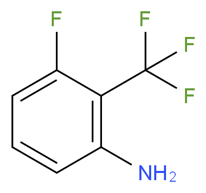 3-fluoro-2-(trifluoromethyl)aniline_分子结构_CAS_123973-22-8