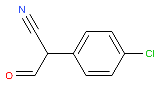 2-(4-chlorophenyl)-3-oxopropanenitrile_分子结构_CAS_62538-21-0)