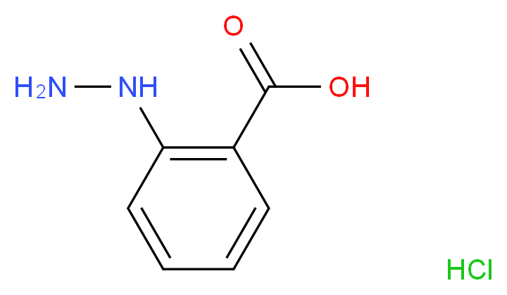 2-hydrazinylbenzoic acid hydrochloride_分子结构_CAS_)